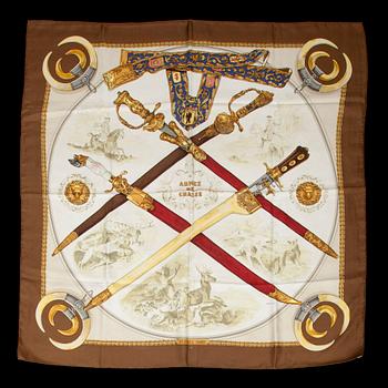 Hermès · SCARF, "Armes de Chasse", Hermès.