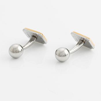 Cartier, Cufflinks, one pair, Santos Oretacier,