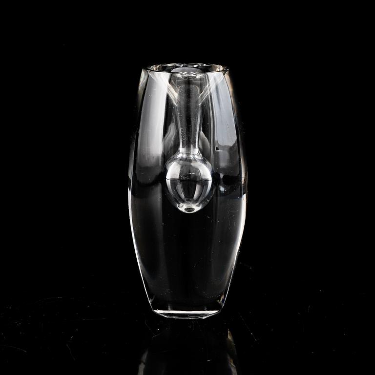 Tapio Wirkkala, glass vase, "Tokio", signed and dated -57.