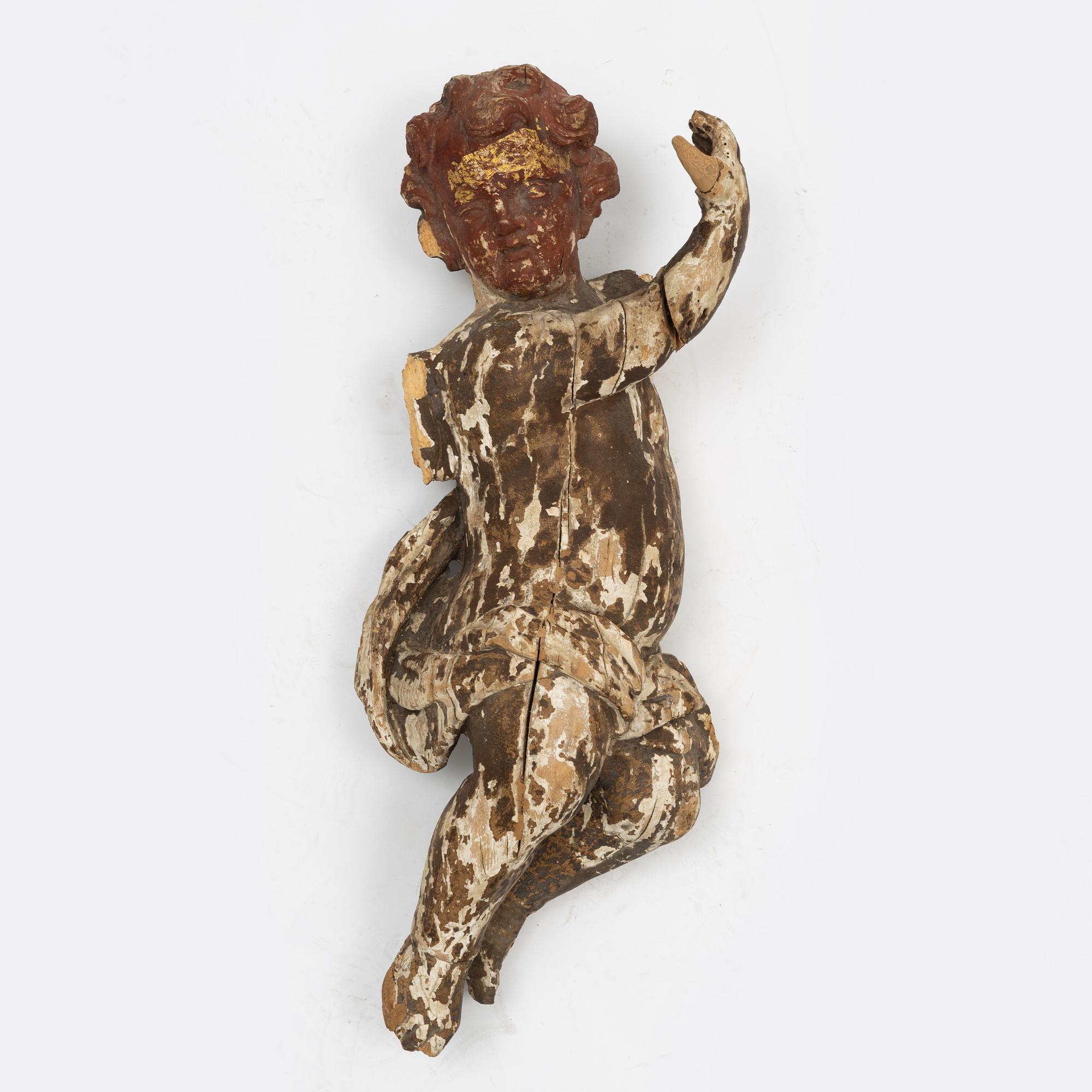 A southern European decorative sculpture, 18th Century.
