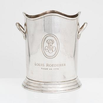 A Louis Roederer champagne cooler.