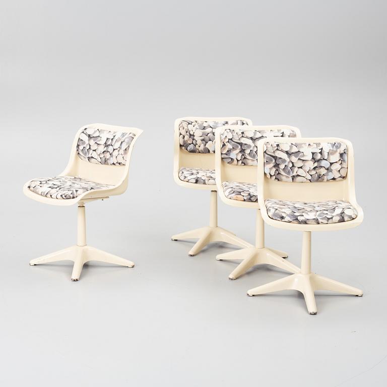 Yrjö Kukkapuro, 4 chairs, model 3415, 1970s.