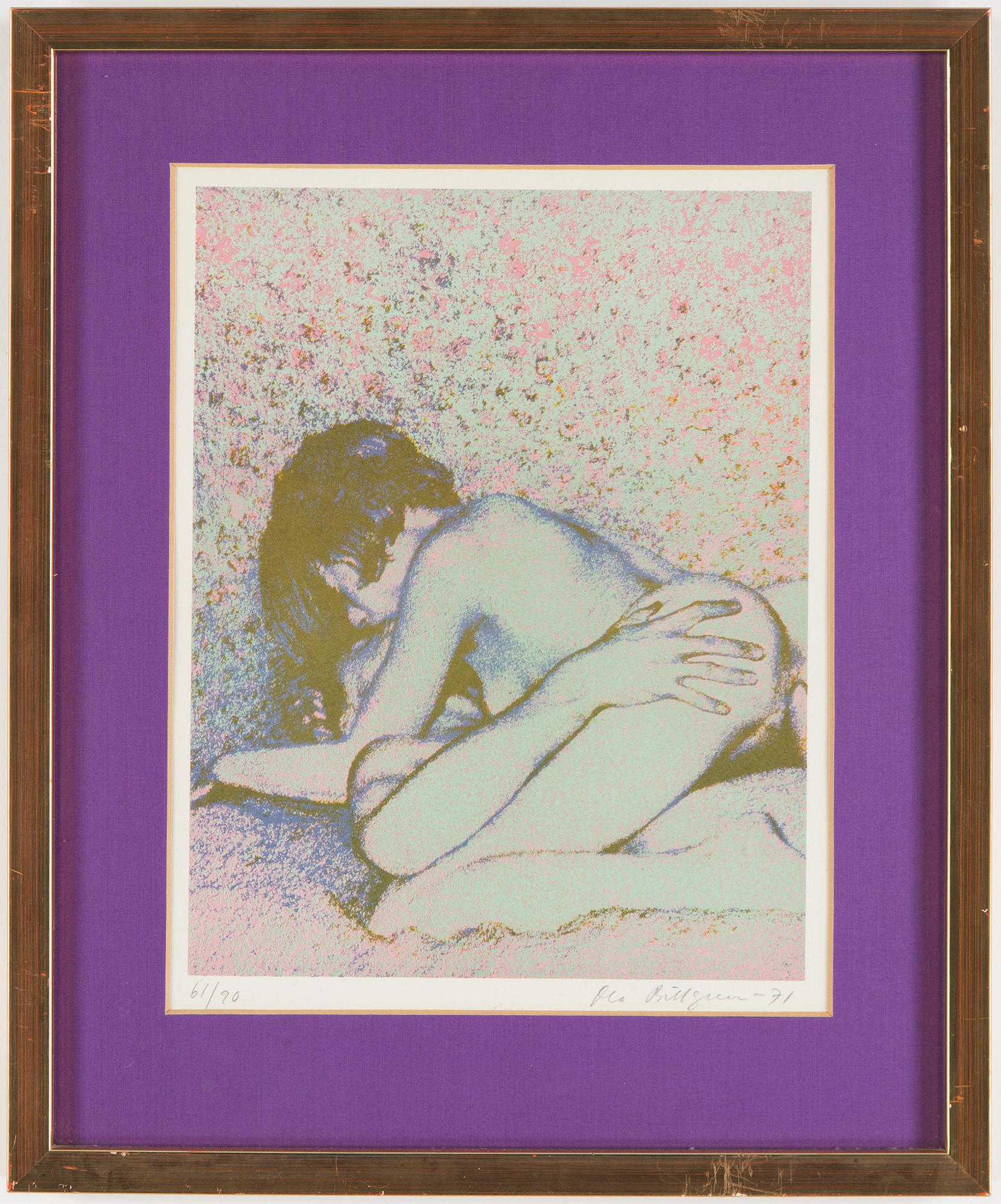 OLA BILLGREN, a colour lithograph, signed, numbered 61/90 and dated -71.