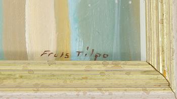 FRULS TILPO, blandteknik med collage. Signerad. Daterad 1997.