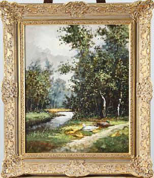 BEREND VAN DER BRUGGEN, olja på duk, sign.