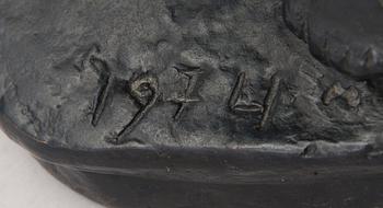 HEIKKI KONTTINEN, skulptur, brons, signerad, daterad 1974 och numrerad 7/10.