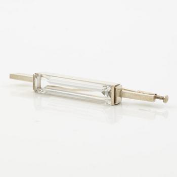 Wiwen Nilsson, brooch silver with rock crystal.