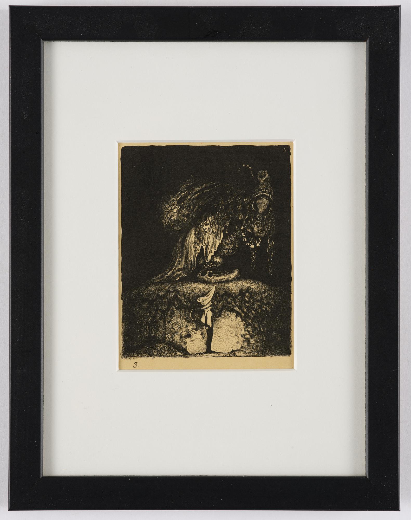 John Bauer, "Troll", de kompletta 10 osignerade litografierna ur sviten.