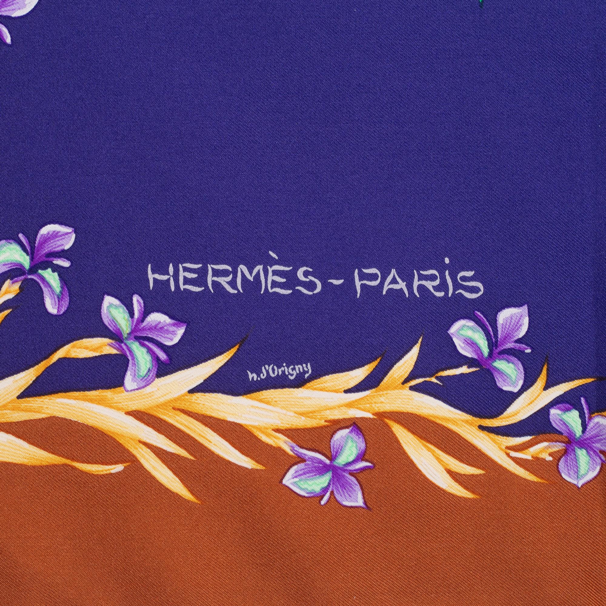 Hermès, scarf, "Cheval Fleuri".