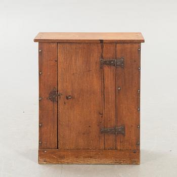 A danish 19th century oak wall cabinet.