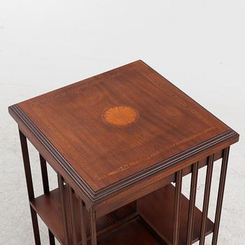 A revolving book case, 20th century.