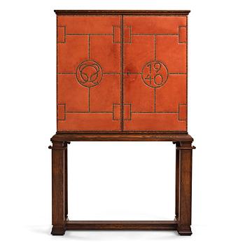 257. Otto Schulz, a Swedish Modern cabinet on stand, Boet, Gothenburg, Sweden, 1940.