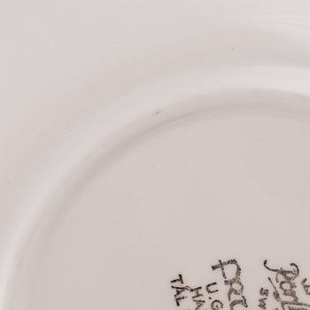 Hertha Bengtson, two 'Fructus' coffee cups with saucer, Rörstrand.