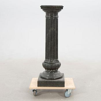 Column, marble, late 19th century.