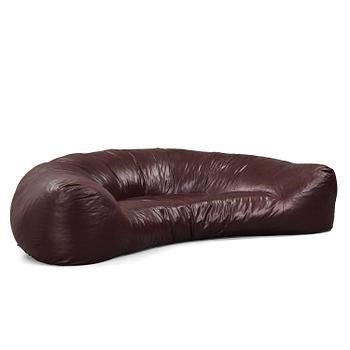 Raphael Raffel / Raphaël, a 'Croissant'  sofa, Maison Honoré, Paris 1970's.