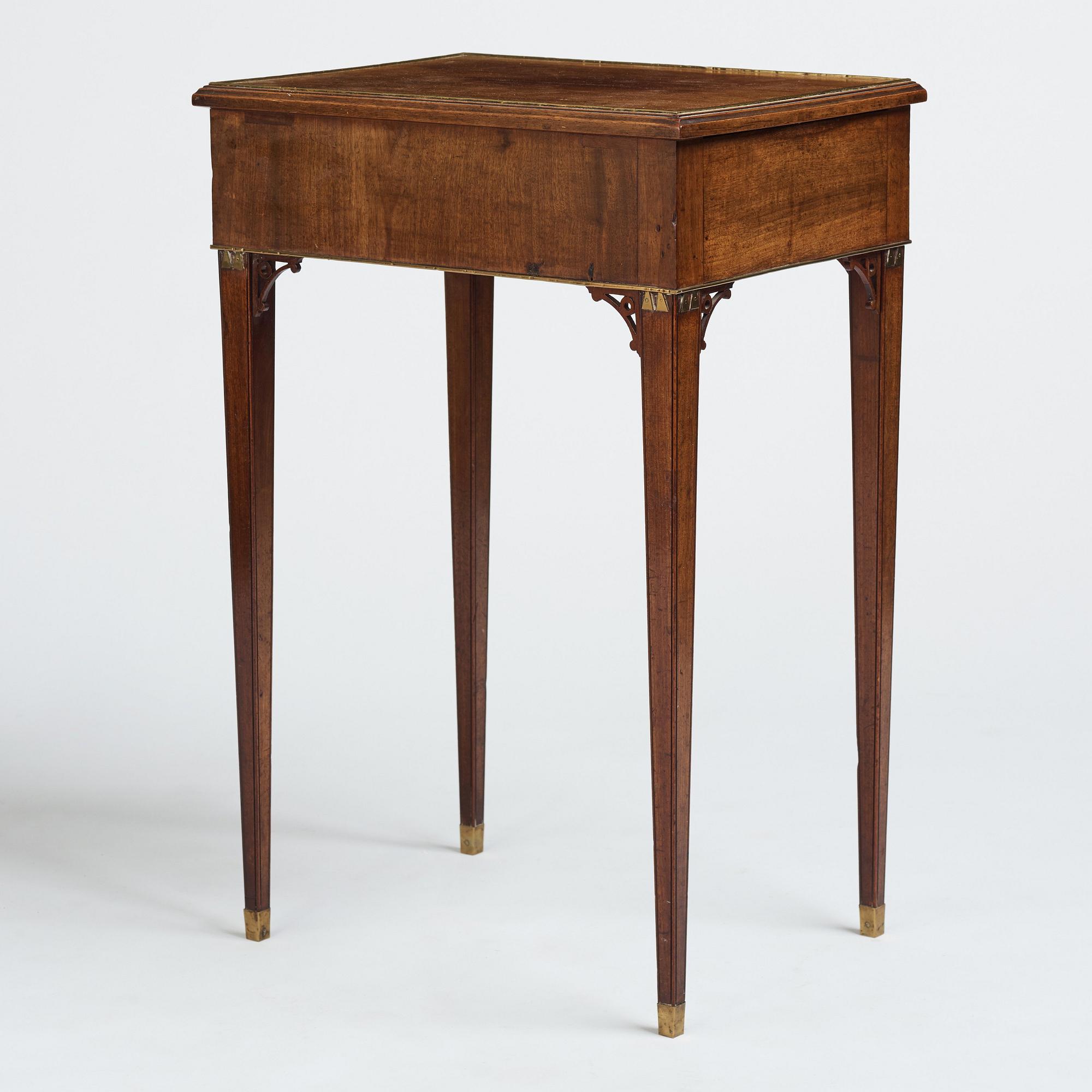 A late Gustavian table attributed to C D Fick (master 1776-1806).
