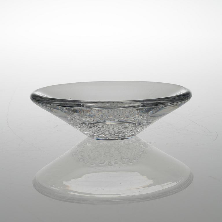 KAJ FRANCK, SKÅL, glas, signerad K. Franck Iittala.