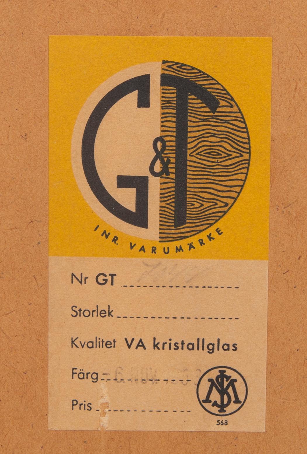 Spegel, GT Bodafors, 1950/60-tal.