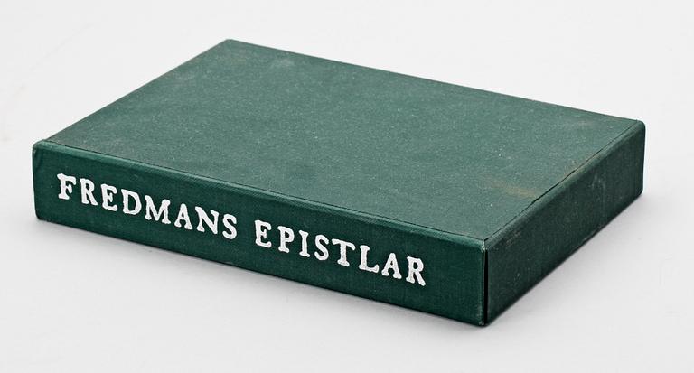 BOK, Fredmans Epistlar, Peter Dahl, numr bibliofilupplaga. Tryck år 1984.