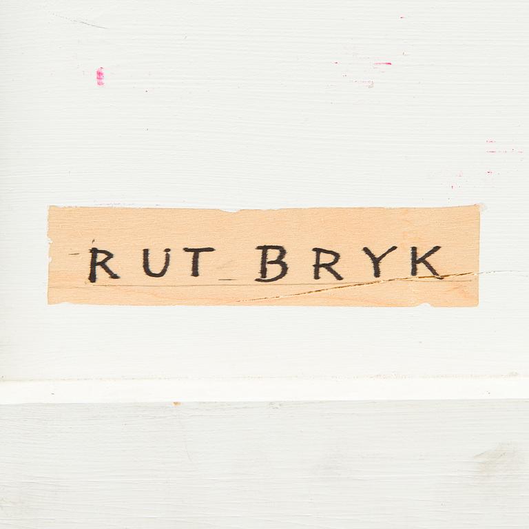 Rut Bryk, reliefi, fajanssia, signeerattu BRYK.