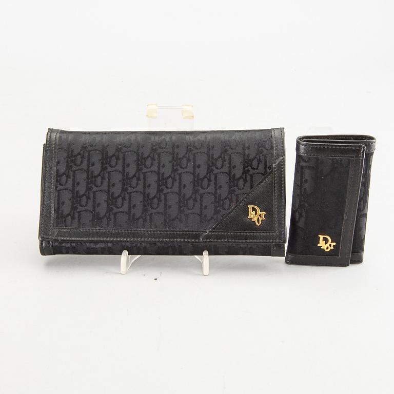 Dior plånbok och nyckehållare.