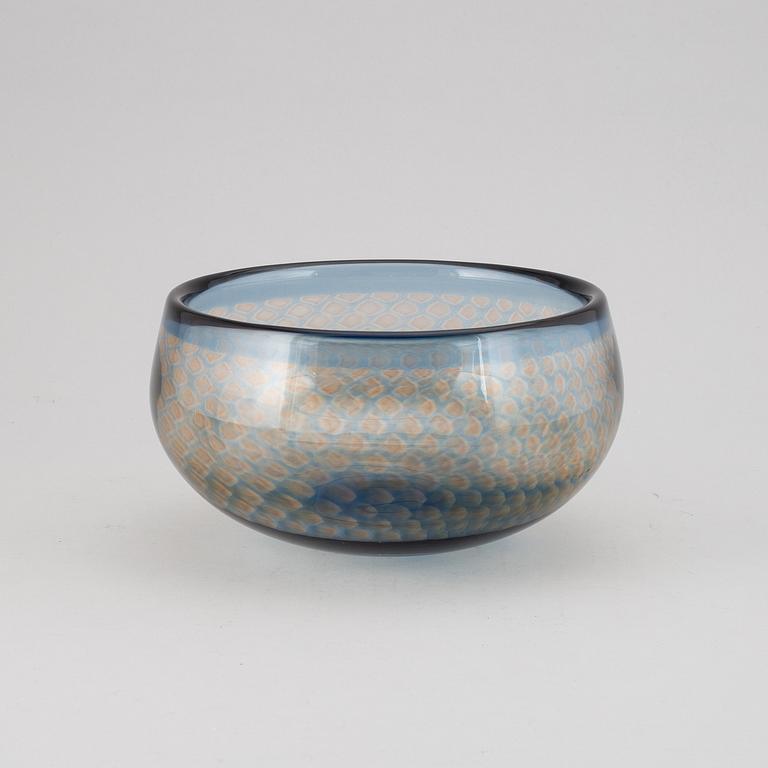 SVEN PALMQVIST, a 'Kraka' glass bowl, Orrefors.