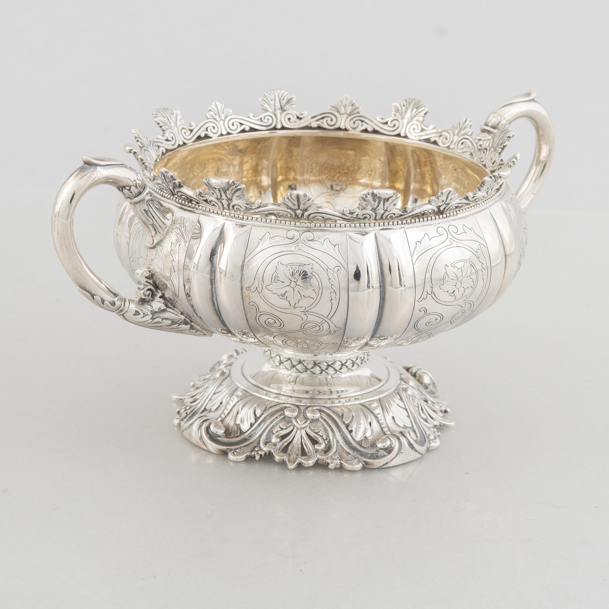 Kaffeservis, 3 delar, sterlingsilver, Michelsen, Danmark, 1926.