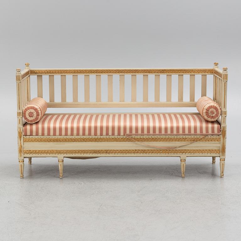 Sofa, Gustavian style, 19th century.