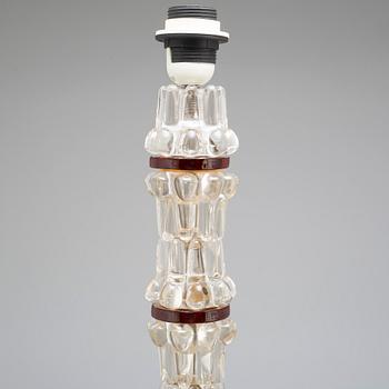 A floor lamp, Orrefors, Carl Fagerlund, late 20th century,