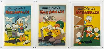 Comic books, 3 pieces, "Donald Duck & Co" No. 4, 5, 6, 1953.