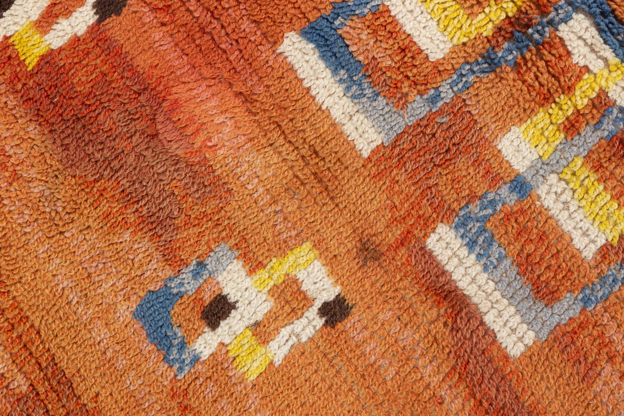 Ingrid Simonsson, a rug, knotted pile, ca 204 x 96 cm.