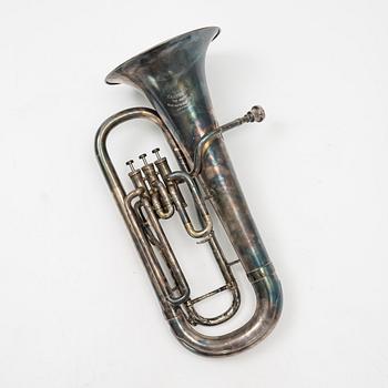 A Baritone, marked Cambridge The British Band Instrument Co Ltd.