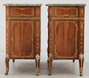 A pair of Gustavian 1770's commodes.
