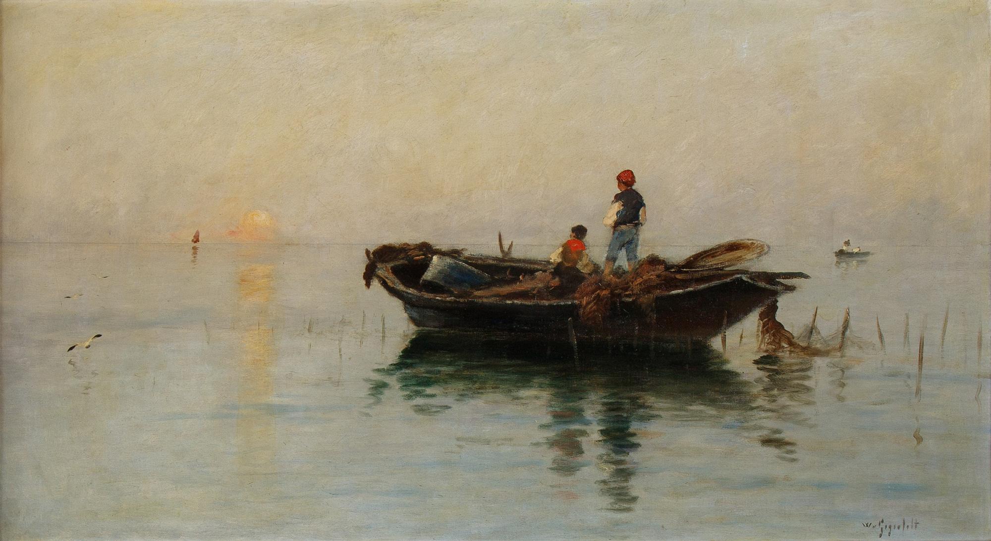 Wilhelm von Gegerfelt, olja på duk, signerad,