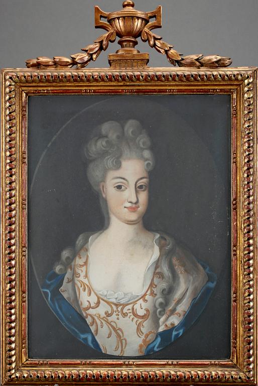 OKÄND KONSTNÄR, gouache på duk, 1800-tal.