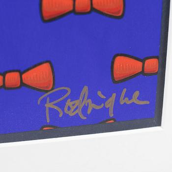 George Rodrigue, "Blue Dog Does the Red Tie", 2020.