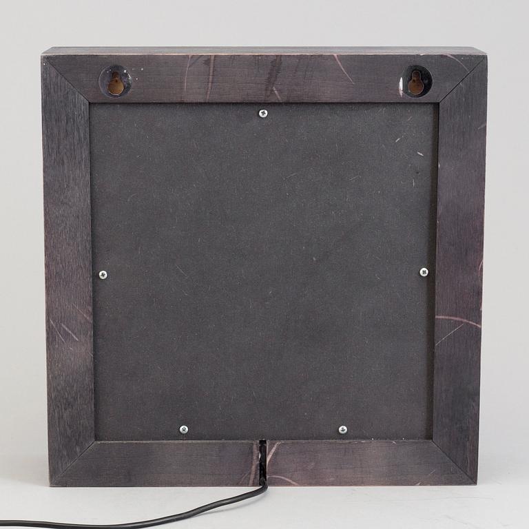 KJELL ENGMAN, relief/lampa, glas, signerad Kjell Engman och numrerad 199/699.