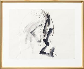 CLAES EKLUND, blandteknik, monogramsign.