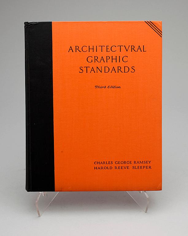 BOK, "Architectural Graphic Standards", Charles George Ramsey & Harold Reeve Sleeper, New York, 1947.