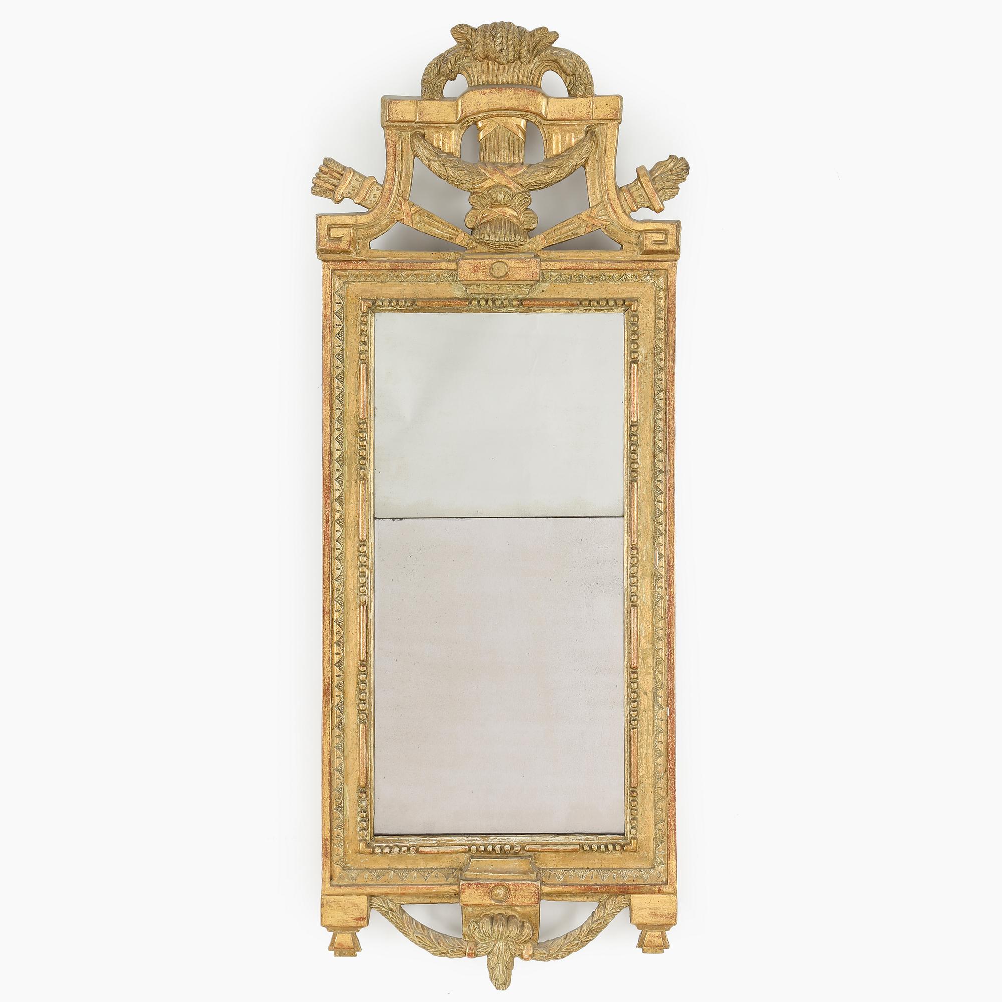 A Swedish gustavian mirror by Niclas Reding (master in Jönköping ca 1779-1825).
