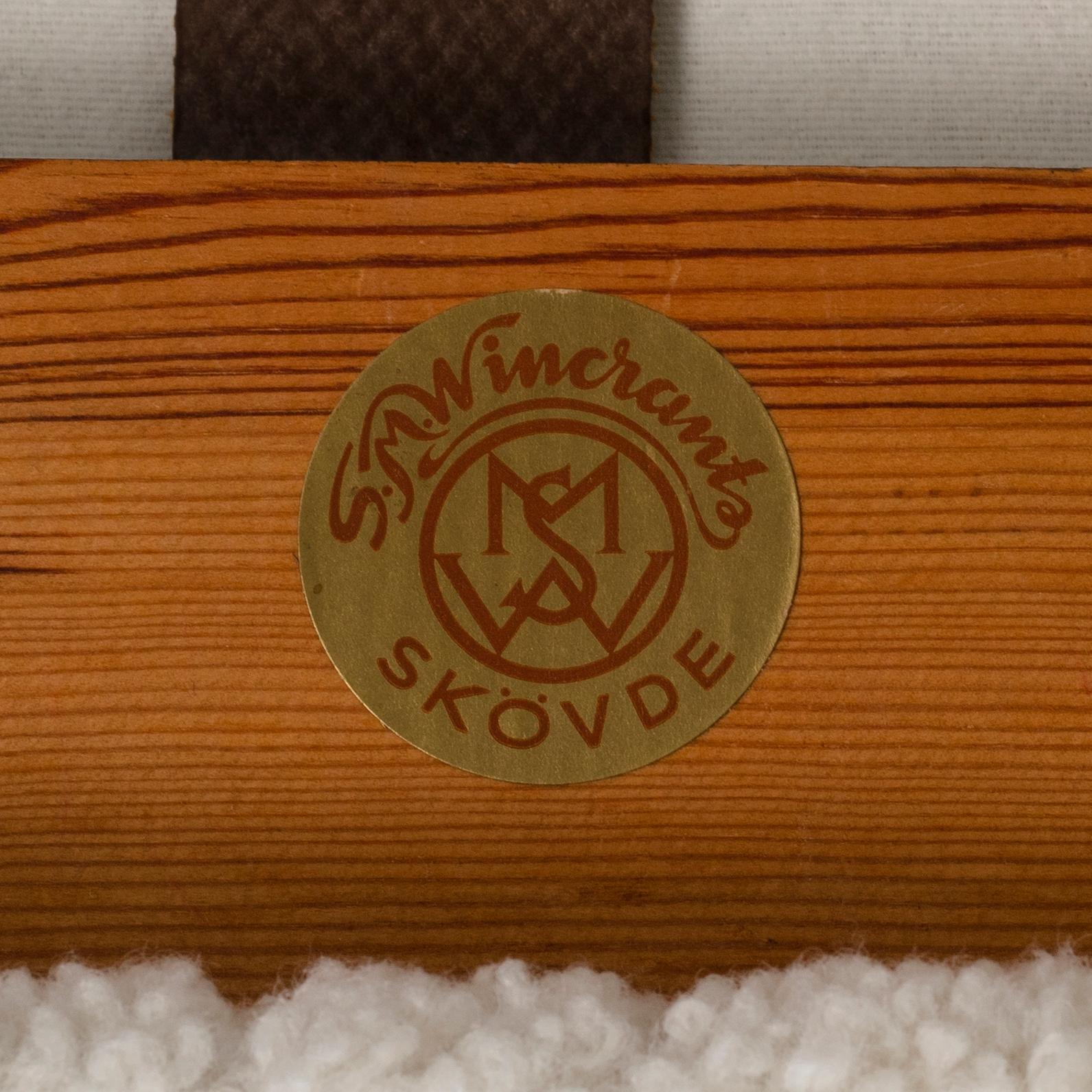 Folke Jansson, a 'Tellus' sofa, SM Wincrantz, SKövde, 1950's.