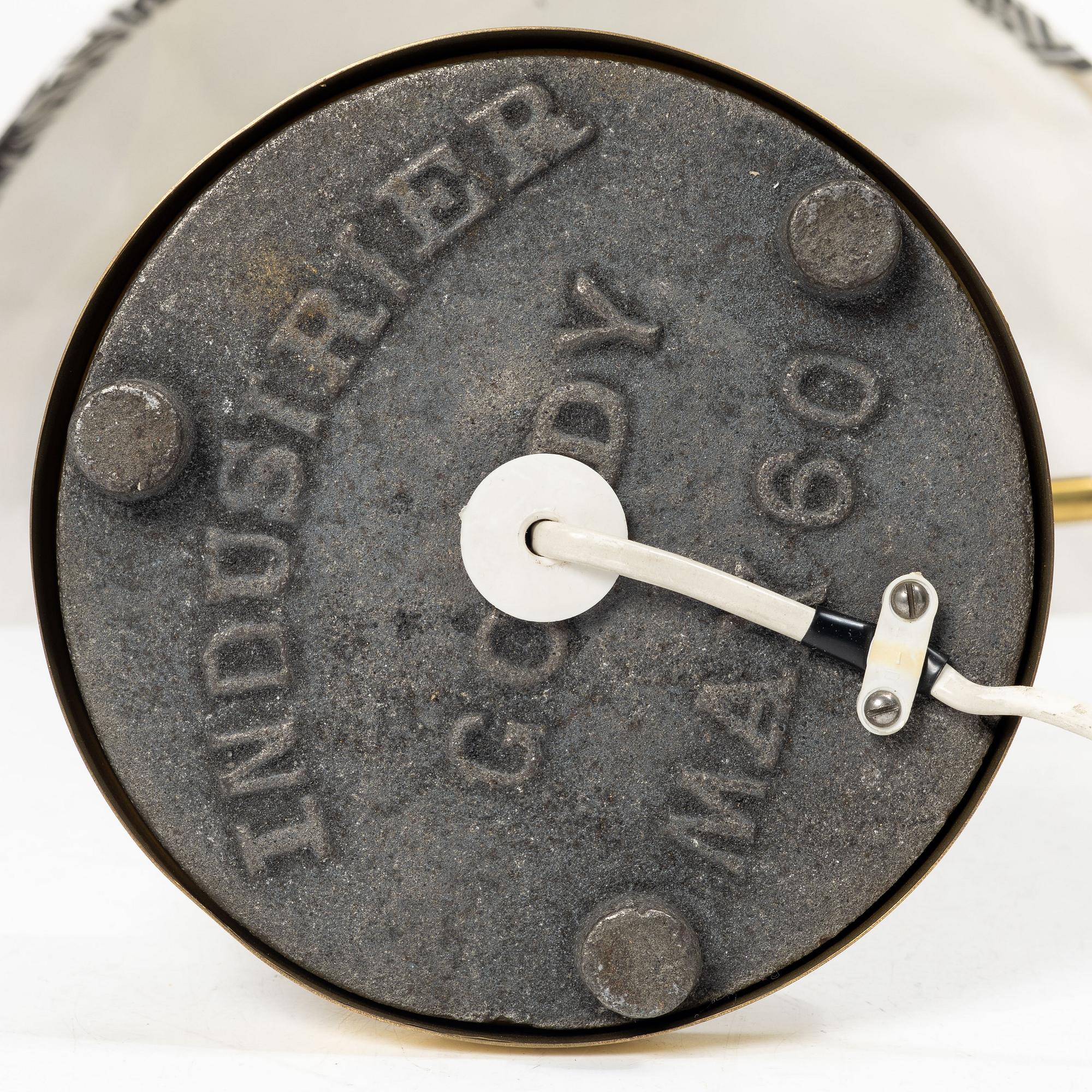 Table lamp, mid-20th century.