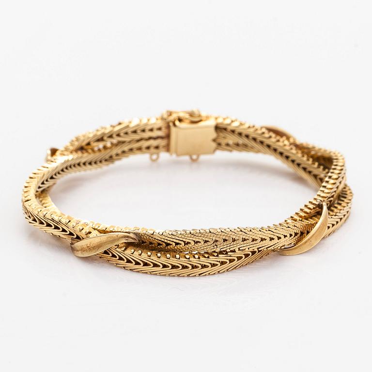 Armband, 17K guld.