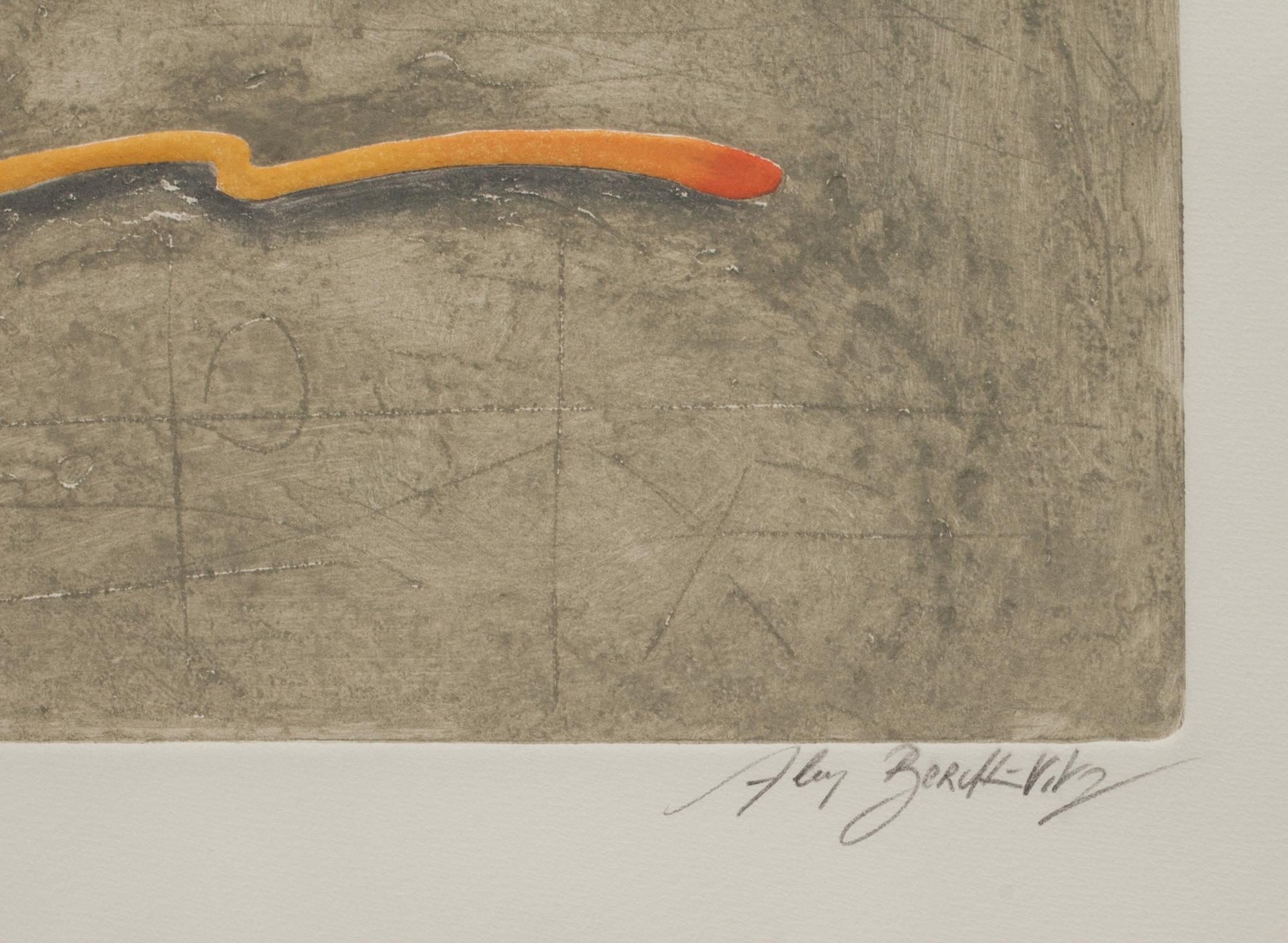 ALAIN BERCK-VITZ, färgetsning, signerad och numrerad 22/99,