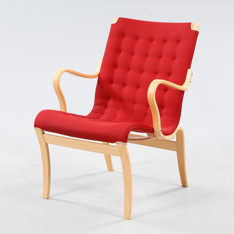A "Mina" armchair by Bruno Mathsson, Mathsson International, 1995.