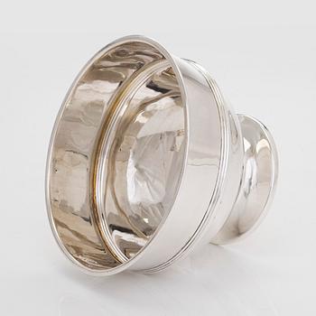 Skål på fot, sterling silver, Blow & Co London England 1905.