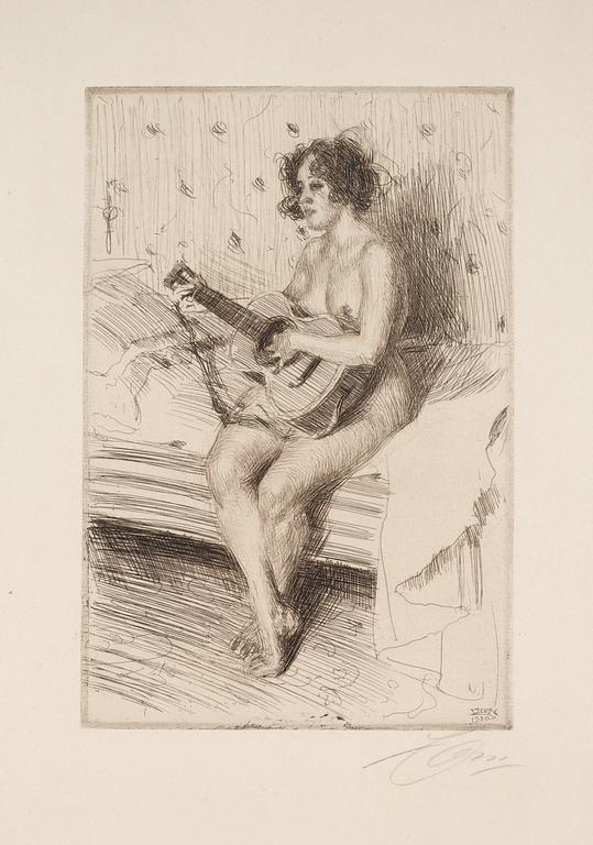 "Gittarspelerska".