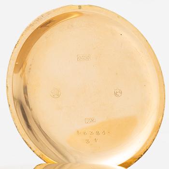 Pocket watch, hunter, 51 mm.