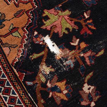 An antique 'khan carpet', Bakhtiari, western persia. c. 550 x 350 cm.