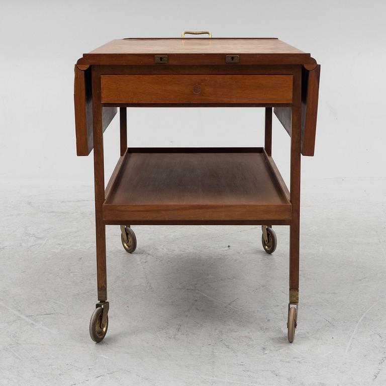 Josef Frank, a model "756" serving trolley, Firma Svenskt Tenn, Sweden, mid 20th century.